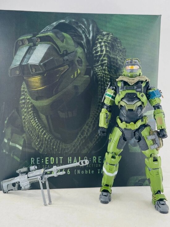 1000toys Other - Halo Reach Jun-A266 Noble Three Re:Edit 6" Figure w/ Weapon Toy